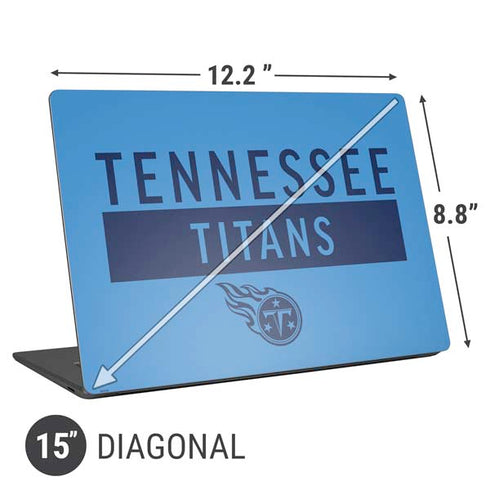 NFL Tennessee Titans Blue Performance Series Universal Laptop 15in (12.2 x 8.8in) Skin