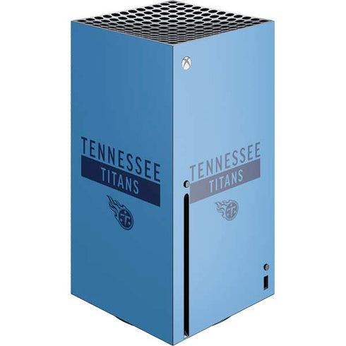 NFL Tennessee Titans Blue Performance Series Xbox Series X Console Skin