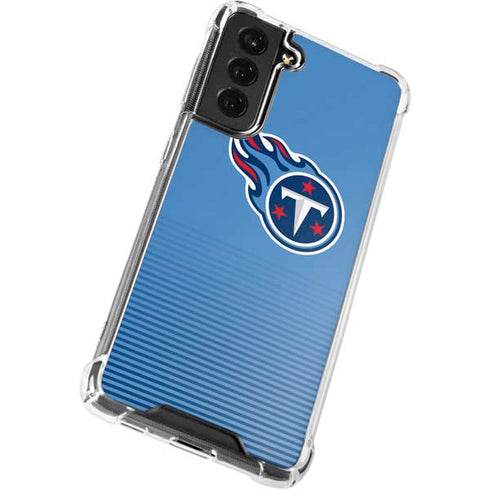 NFL Tennessee Titans Breakaway Galaxy S21 FE Clear Case
