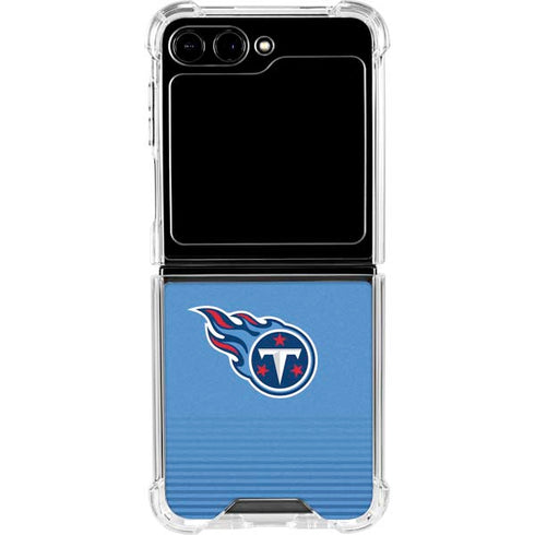 NFL Tennessee Titans Breakaway Galaxy Z Flip5 5G Clear Case