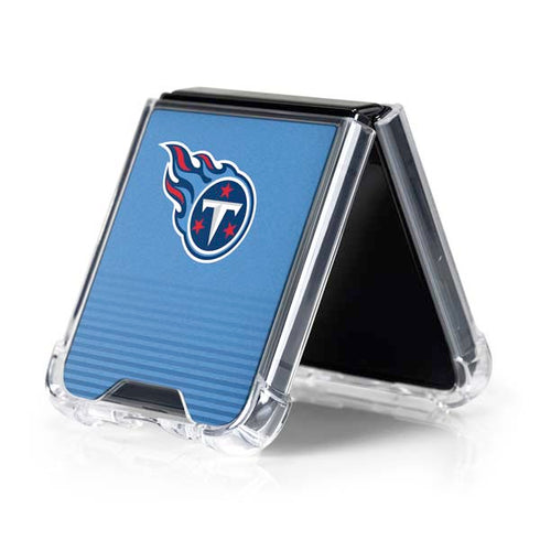 NFL Tennessee Titans Breakaway Galaxy Z Flip5 5G Clear Case