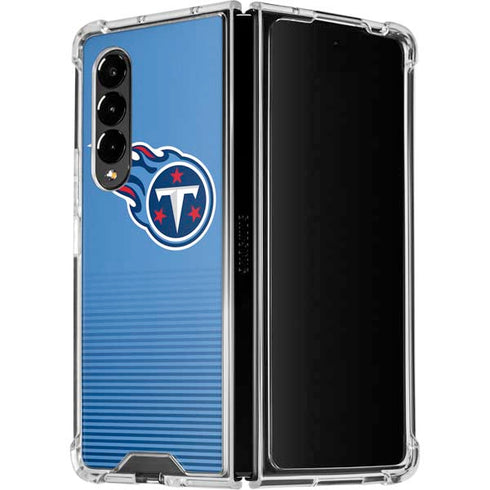 NFL Tennessee Titans Breakaway Galaxy Z Fold4 5G Clear Case