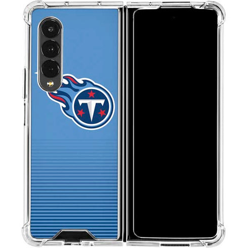 NFL Tennessee Titans Breakaway Galaxy Z Fold4 5G Clear Case