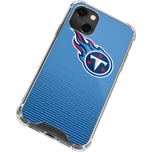 NFL Tennessee Titans Breakaway iPhone 14 Plus Clear Case