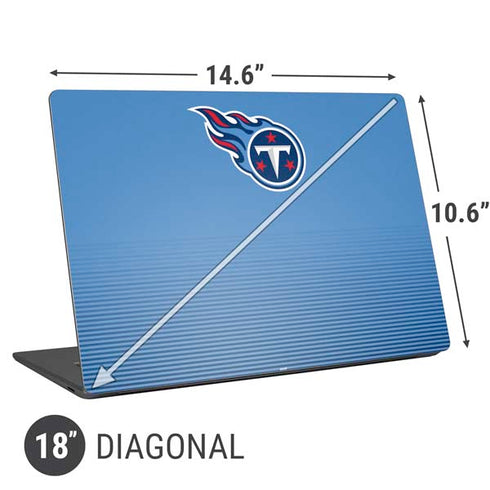 NFL Tennessee Titans Breakaway Universal Laptop 18in (14.6 x 10.6in) Skin