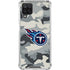 NFL Tennessee Titans Camo Galaxy A12 Clear Case