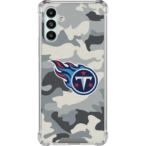 NFL Tennessee Titans Camo Galaxy A13 5G Clear Case