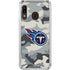 NFL Tennessee Titans Camo Galaxy A30 Clear Case
