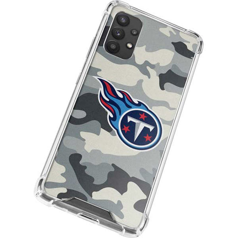 NFL Tennessee Titans Camo Galaxy A32 5G Clear Case