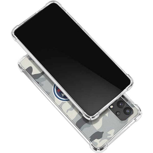 NFL Tennessee Titans Camo Galaxy A32 5G Clear Case