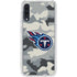 NFL Tennessee Titans Camo Galaxy A50 Clear Case