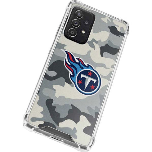 NFL Tennessee Titans Camo Galaxy A52 5G Clear Case