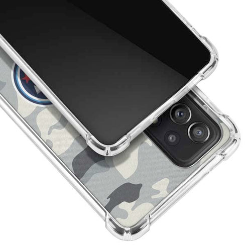 NFL Tennessee Titans Camo Galaxy A52 5G Clear Case