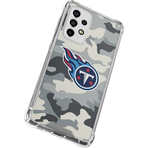 NFL Tennessee Titans Camo Galaxy A53 5G Clear Case