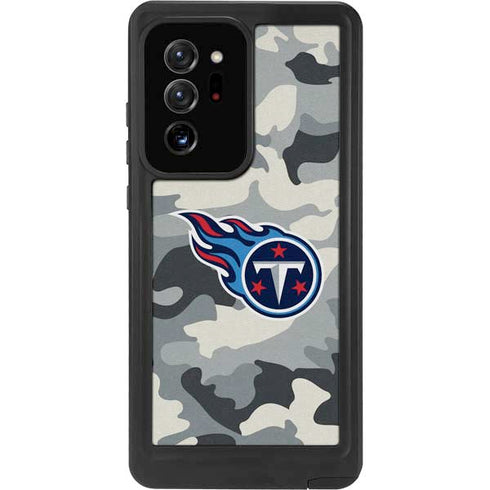 NFL Tennessee Titans Camo Galaxy Note20 Ultra 5G Waterproof Case