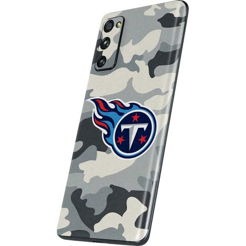 NFL Tennessee Titans Camo Galaxy S20 Fan Edition Skin