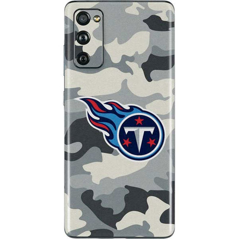NFL Tennessee Titans Camo Galaxy S20 Fan Edition Skin