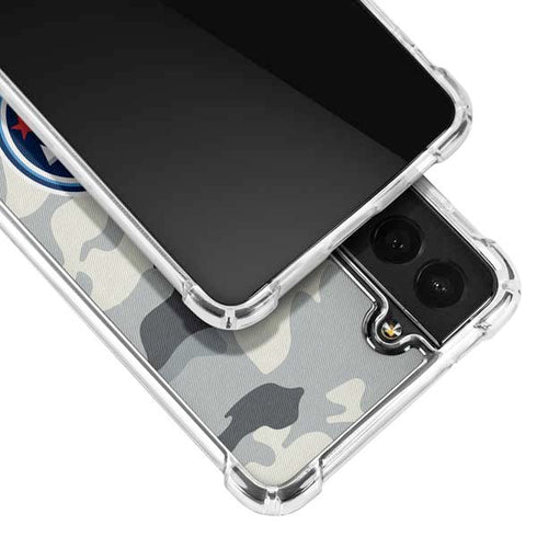 NFL Tennessee Titans Camo Galaxy S21 Plus 5G Clear Case