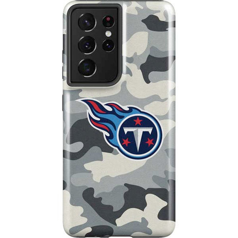 NFL Tennessee Titans Camo Galaxy S21 Ultra 5G Pro Case