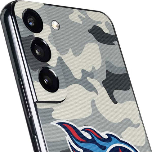 NFL Tennessee Titans Camo Galaxy S22 Plus Skin