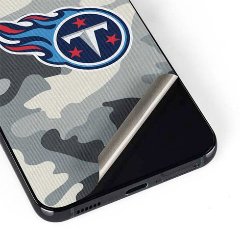 NFL Tennessee Titans Camo Galaxy S22 Plus Skin