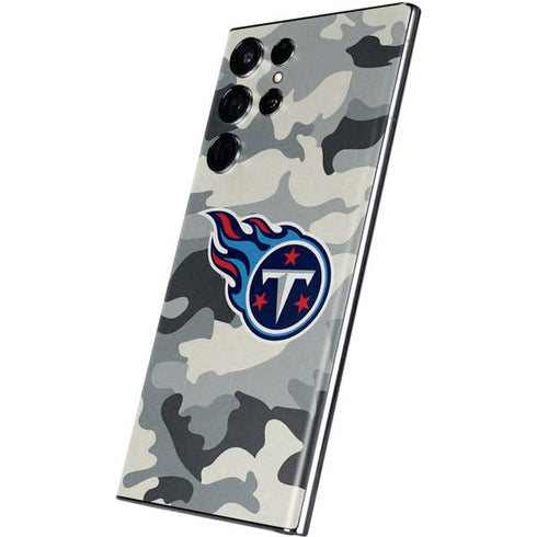NFL Tennessee Titans Camo Galaxy S22 Ultra Skin