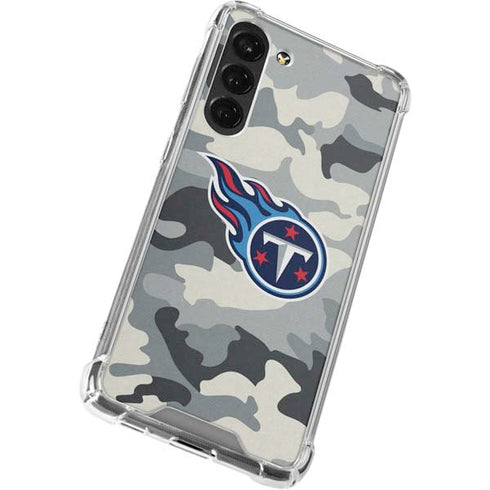 NFL Tennessee Titans Camo Galaxy S23 Plus Clear Case