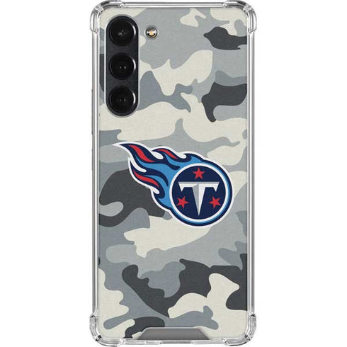 NFL Tennessee Titans Camo Galaxy S23 Plus Clear Case