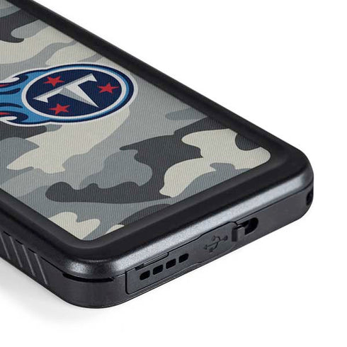NFL Tennessee Titans Camo Galaxy S23 Plus Waterproof Case