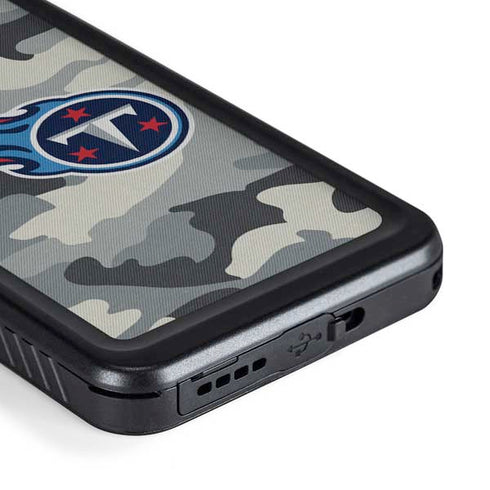 NFL Tennessee Titans Camo Galaxy S23 Waterproof Case