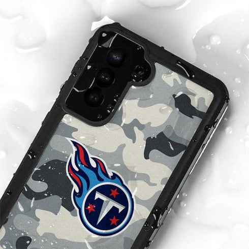 NFL Tennessee Titans Camo Galaxy S23 Waterproof Case