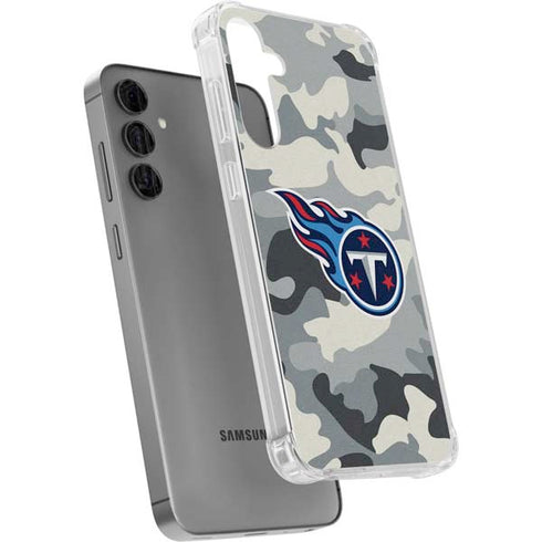 NFL Tennessee Titans Camo Galaxy S24 Plus Clear Case