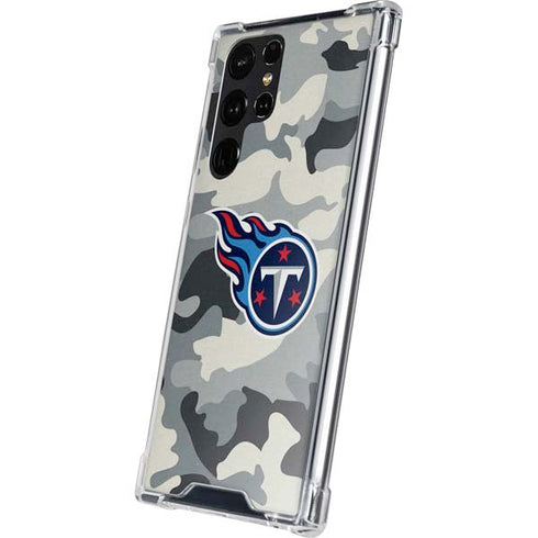 NFL Tennessee Titans Camo Galaxy S24 Ultra Clear Case