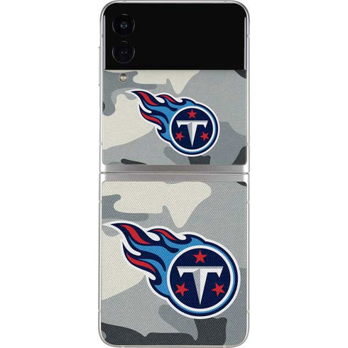 NFL Tennessee Titans Camo Galaxy Z Flip3 5G Skin