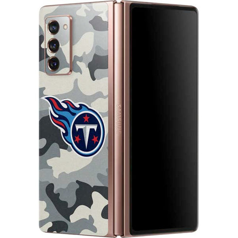 NFL Tennessee Titans Camo Galaxy Z Fold2 5G Skin