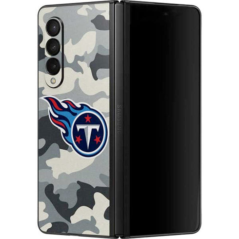 NFL Tennessee Titans Camo Galaxy Z Fold3 5G Skin