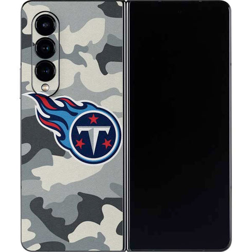 NFL Tennessee Titans Camo Galaxy Z Fold4 5G Skin