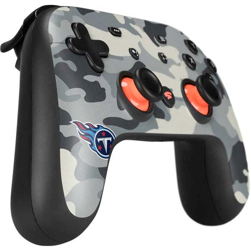 NFL Tennessee Titans Camo Google Stadia Controller Skin