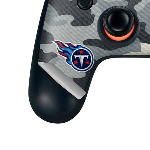 NFL Tennessee Titans Camo Google Stadia Controller Skin