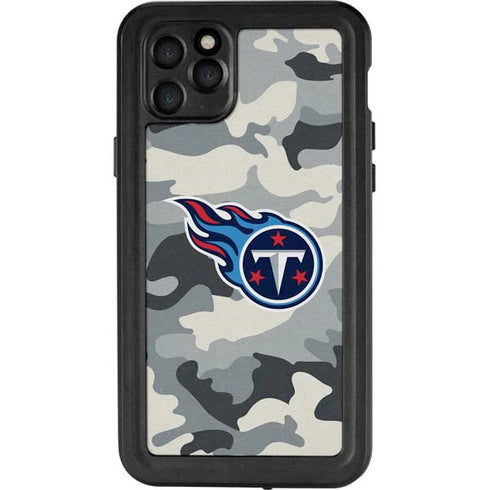 NFL Tennessee Titans Camo iPhone 11 Pro Max Waterproof Case
