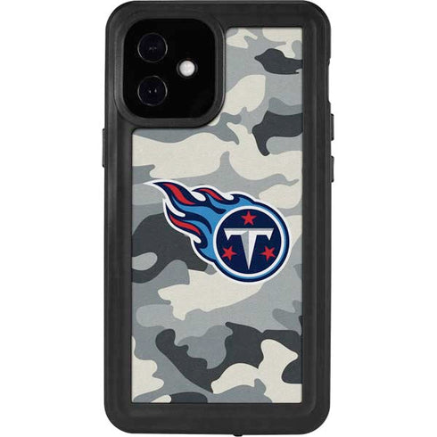 NFL Tennessee Titans Camo iPhone 12 Mini Waterproof Case