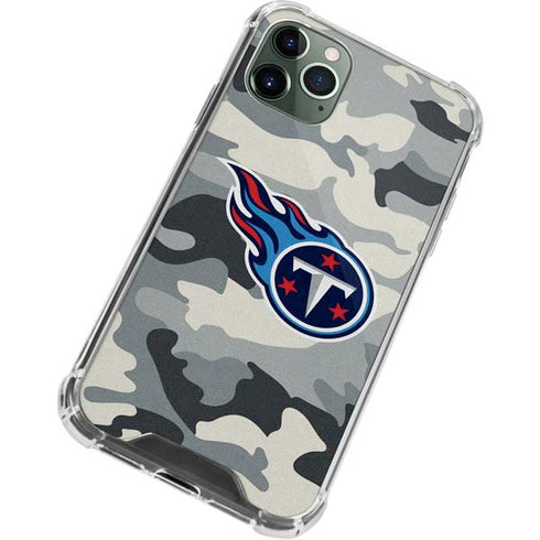 NFL Tennessee Titans Camo iPhone 12 Pro Max Clear Case