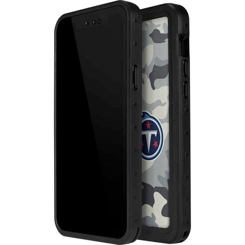 NFL Tennessee Titans Camo iPhone 12 Pro Waterproof Case
