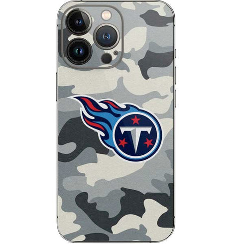 NFL Tennessee Titans Camo iPhone 13 Pro Skin