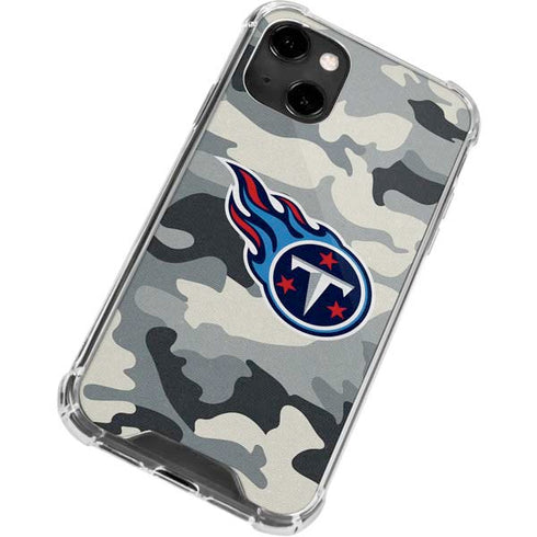 NFL Tennessee Titans Camo iPhone 14 Clear Case