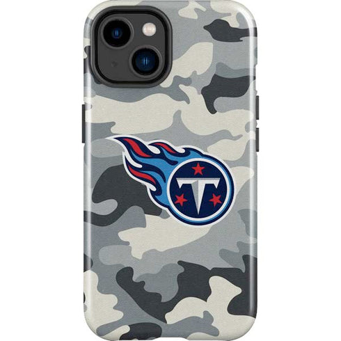 NFL Tennessee Titans Camo iPhone 14 Plus Impact Case
