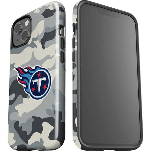NFL Tennessee Titans Camo iPhone 14 Plus Impact Case