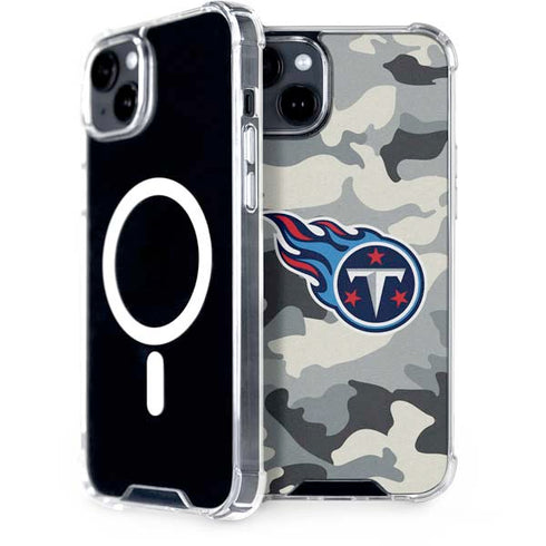 NFL Tennessee Titans Camo iPhone 15 Plus MagSafe Case