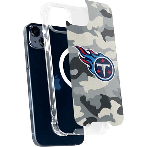 NFL Tennessee Titans Camo iPhone 15 Plus MagSafe Case
