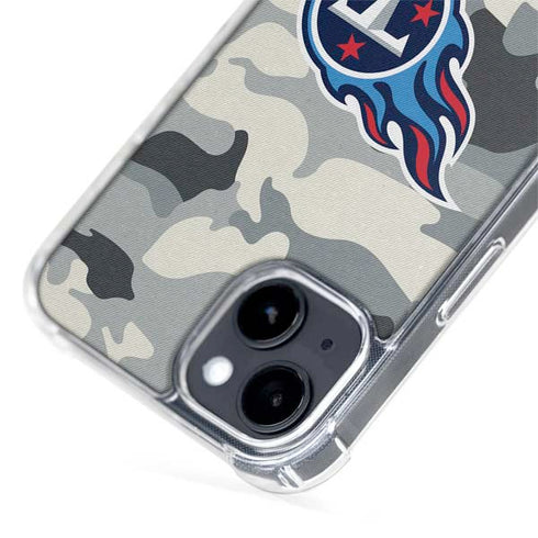 NFL Tennessee Titans Camo iPhone 15 Plus MagSafe Case